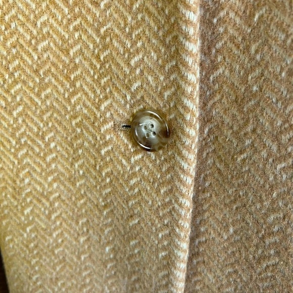 MACKINTOSH NEW ENGLAND WOOL CAMEL TRENCH COAT LONG OVERSIZED WINTER COAT SIZE 24 - Picture 9 of 14